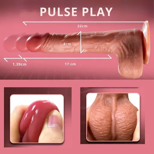 Фалоімітатор I’MCUM Pulse Play Тілесний (7970379617724) - фото 2