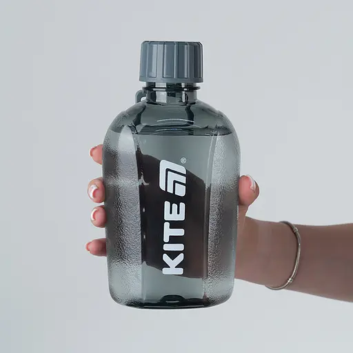 Бутылка для воды Kite 650 мл серая (K25-1240-1) - фото 5