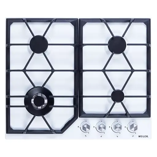 Поверхность газовая на металле Weilor GM W 604 WH