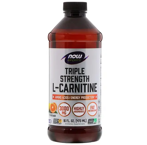 L-Карнитин Now Foods L-Carnitine с цитрусовым вкусом 3000 мг 473 мл - фото 1