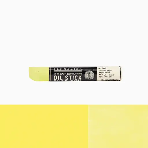 Фарба олійна у формі пастелі Sennelier Oil Stick, 38 мл, S2, Неаполітанський жовтий (Naples yellow) - фото 2