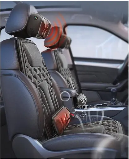 Массажная накидка 308 Е-lux для спины и тела (вибромассаж, роликовый массаж) - фото 7