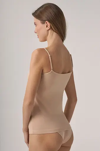 Женская майка MISS COMFORT белый 401/00/01 ELLEN Бежевый, S - фото 2