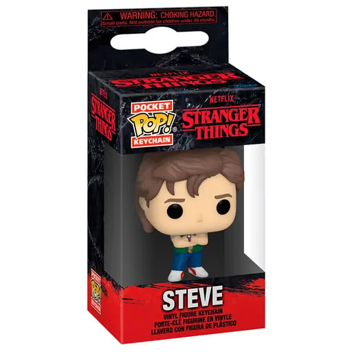 Фигурка-брелок Funko Pop Фанко Поп Очень странные дела Stranger Things Steve Стив 4 см FP ST S 01 - фото 2