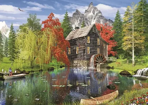 Пазл Art Puzzle Рыбалка у мельницы 1500 эл. (4550) - фото 2