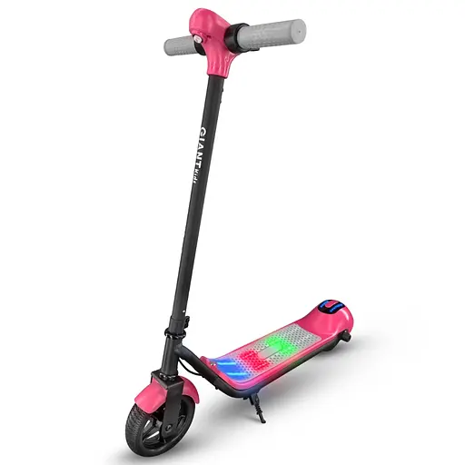 Детский электросамокат GIANT Kids ES1 розовый, с LED-подсветкой деки и колес, от 4 лет - фото 3