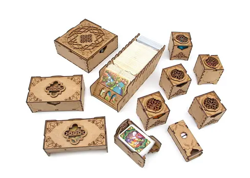 Органайзер Tower Rex П'ять каст + доповнення Five Tribes + Expansions (2303) - фото 3