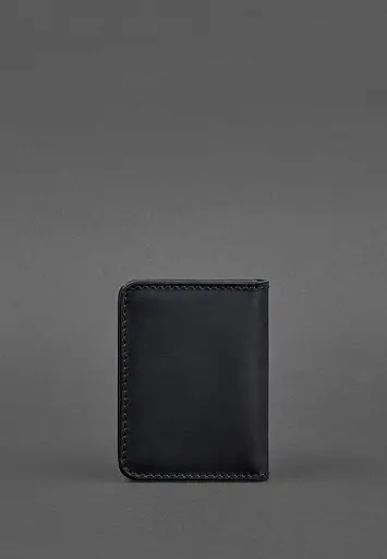 Обложка для ID-паспорта и водительского заседания 4.0 черная Crazy Horse - фото 5