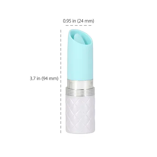 Вібратор для клітора Pillow Talk Lusty Luxurious Flickering Massager 9.4 см бірюзовий - фото 3