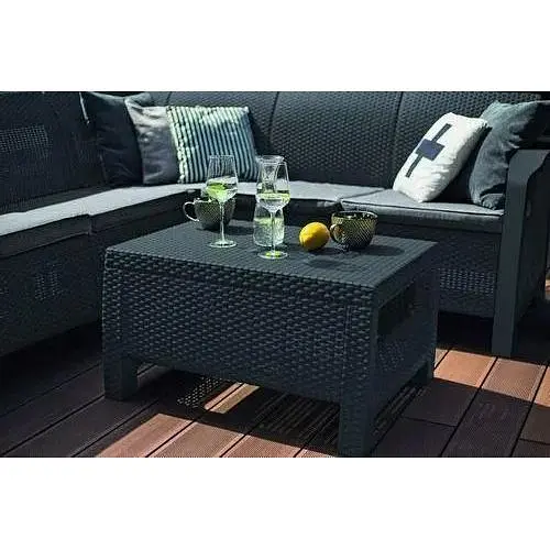 Комплект садових меблів Keter Bahamas Relax графіт - прохолодний сірий - фото 4