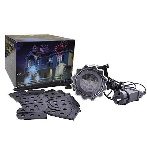 Лазер диско прожектор проектор 668 (12 вкладишів з картинками) 1 режим - фото 3