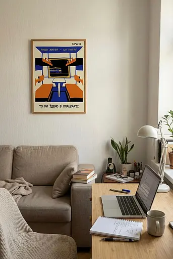 Постер “Ми їдемо в плацкарті” А3 (30х40 см) / Без рамки - фото 3