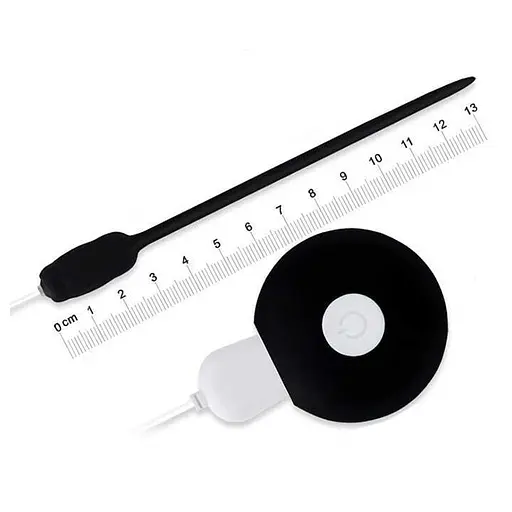 Катетер вібраційний уретральний Galaku 20 режимів USB 10.5 см чорний K000567 - фото 3