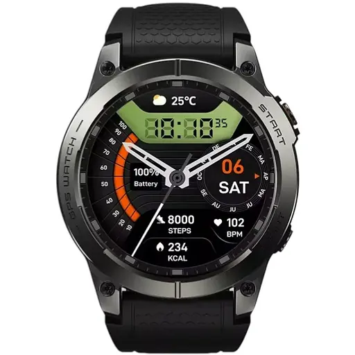 Смарт годинник Zeblaze Stratos 3 Pro black - фото 1
