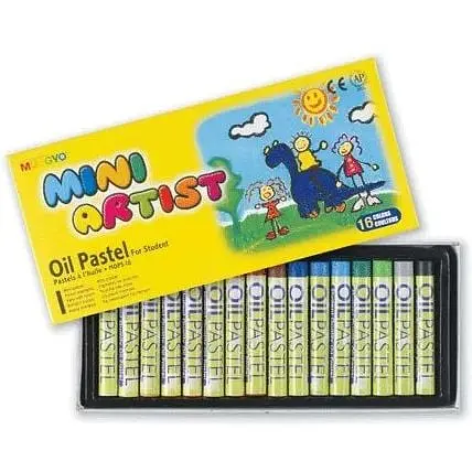 Пастель олійна Mungyo Mini MOPS-16 16 кольорів - фото 1