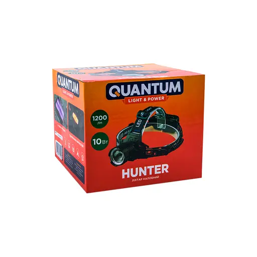 Ліхтар Quantum Hunter 10W LED з Type-C+Li-ion18650/2х2600mAh (QM-FL4050-18650/2х2600) - фото 12