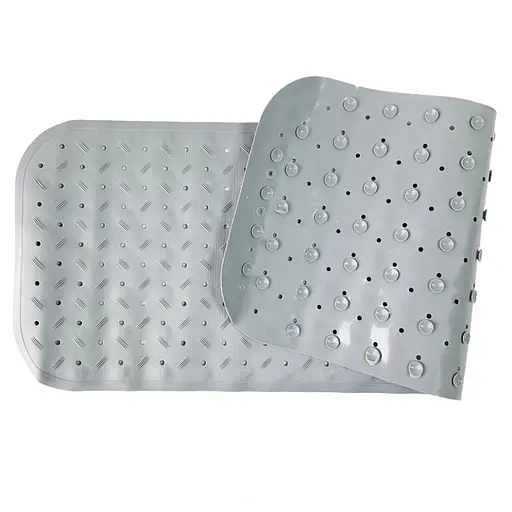 Коврик в ванную комнату на присосках Mega Zayka MGZ-0901(Grey) 35х95 см - фото 2