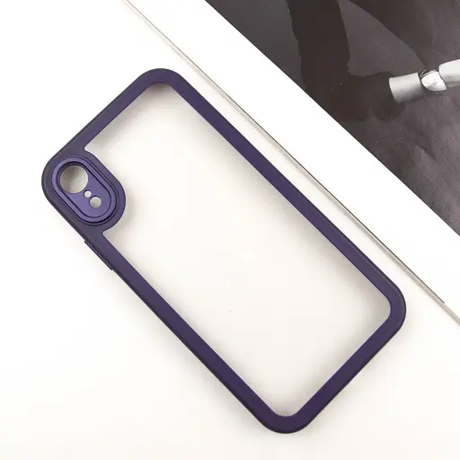 Чохол Epik TPU Transparent + Colour 1,5 mm для Apple iPhone XR 6.1 Purple - фото 3