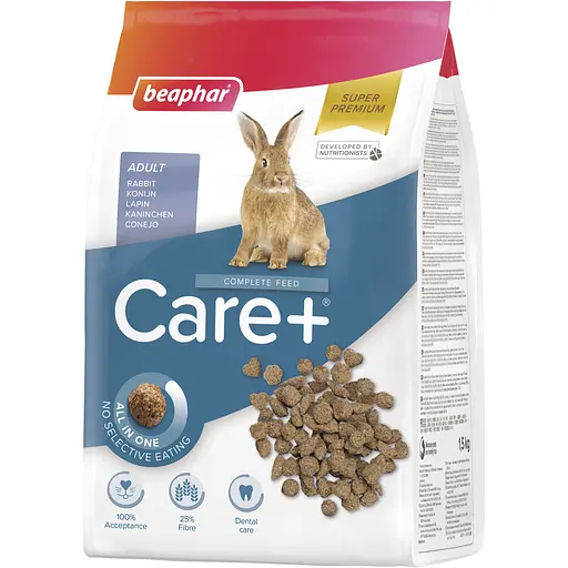 Полноценный корм Beaphar Care+ Rabbit супер-премиум класса для кроликов 1.5 кг (18403)
