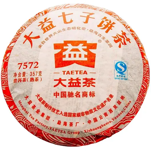 Шу Пу Ер Менхай Да Ї 7572 2015 р. - млинець, 357 г