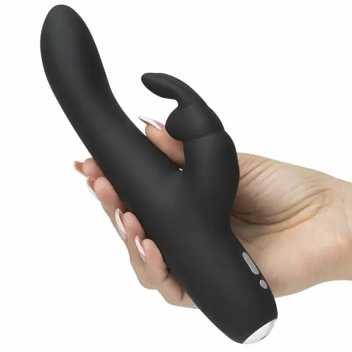 Вибратор-кролик Fifty Shades of Grey Greedy Girl Slimline 21.6 см черный - фото 2