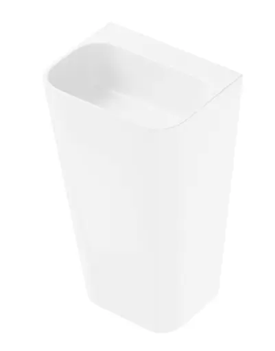 Умивальник Corsan Aris білий підлоговий MU5040, Білий - фото 4