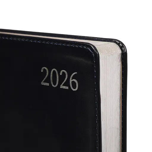 Ежедневник блокнот А5 Leo Planner датированный 2026 Aldento темно-синий 368 страниц (252671) - фото 2