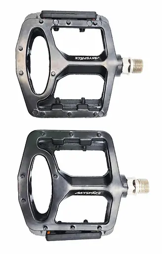 Педали велосипедные алюминиевые Myspace JTB004 на промподшипниках Черный (G0001171) - фото 3