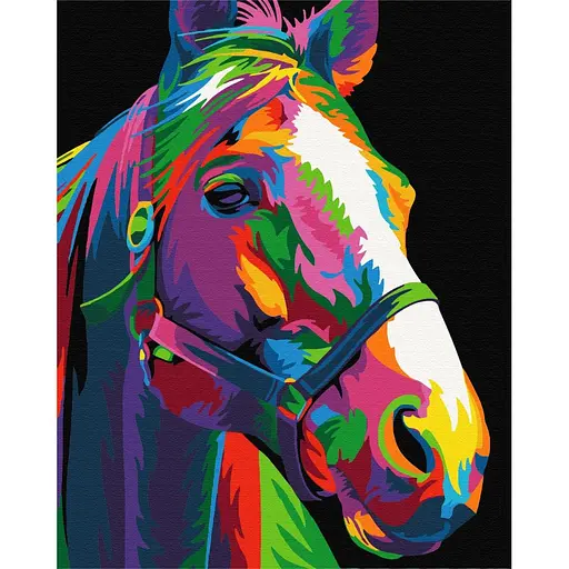 Картина по номерам Радужный скакун Brushme 40x50 см разноцветная 000277127