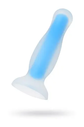 Анальна пробка Toyfa Beyond Namor Glow 12.5 см (блакитний) - фото 2