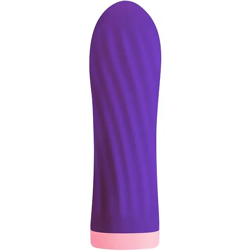 Вібратор для клітора Pleasures Bullets Twist Shout 8.5 см фіолетовий