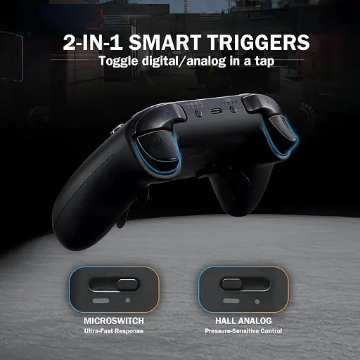 Геймпад Gulikit TT PRO Win, Switch, Android и iOS Black - фото 3