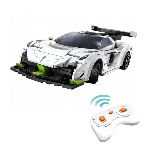 Конструктор детский машина на радиоуправлении CADA Fantasma Race Car Vehicle 322 деталь  - фото 1