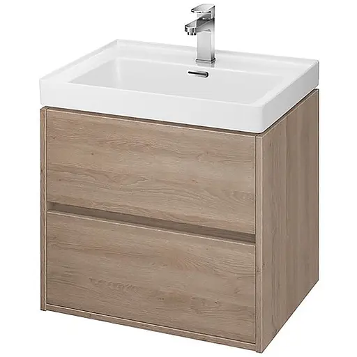 Тумба під умивальник Cersanit Crea 60 дуб - фото 1