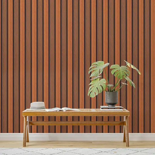 Рейка декоративна Wall Sticker PS 2900х120х12 мм Теплий каштан SW-00001753 - фото 6