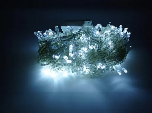 Гирлянда A-plus 200L Нить Прозрачный Провод Холодный Белый Свет 18М 165-Cl107W - фото 2