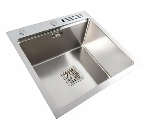 Кухонна мийка Platinum HANDMADE з підставкою для ножів (SP000040745) - фото 2