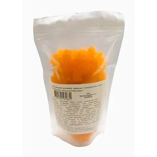 Мармелад желейний Jelly Juice Funny Bears Апельсиновий з натуральним соком 450 г - фото 2
