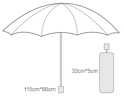 Зонт Xiaomi RunMi 90 Points All Purpose Umbrella (5052BK) Grey - фото 5