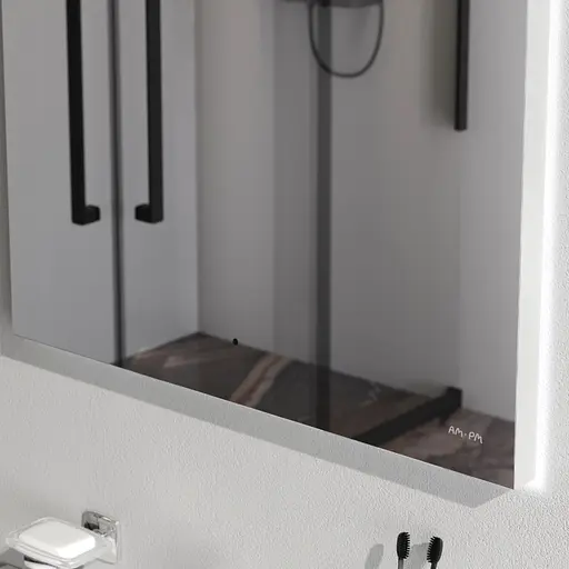 Зеркало с интерьерной Led подсветкой Am.Pm X-Joy сенсорное 65 см белый M85MOX10651WG38, Белый - фото 6
