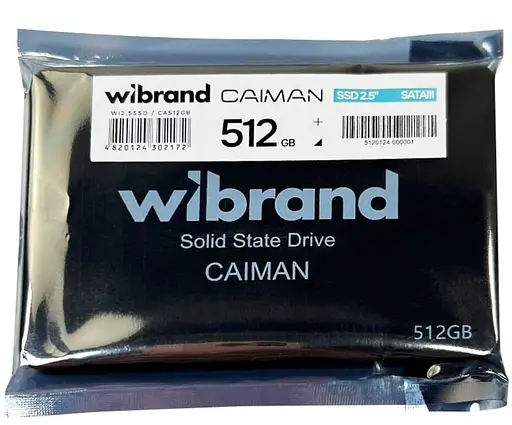 Накопичувач SSD Wibrand Sata 2.5 512GB Caiman Bulk 480 500 (WI2.5SSD/CA512GB) - фото 3
