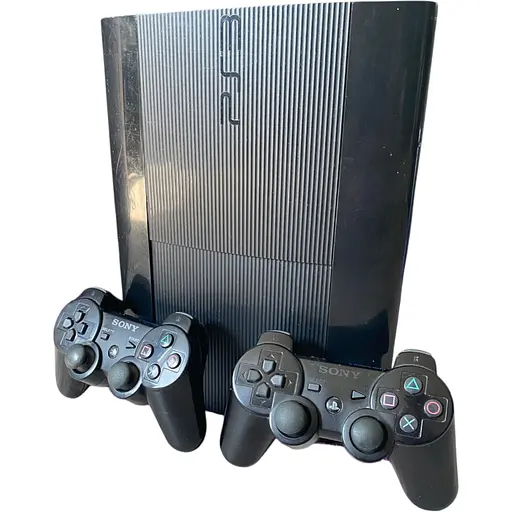 Стационарная игровая консоль PlayStation 3 Super Slim 500 ГБ + 50 игр, 2 джойстика