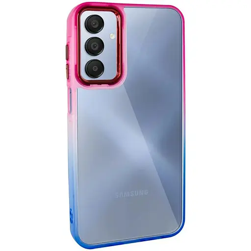 Чохол TPU+PC Fresh sip series для Samsung Galaxy A24 4G Синій / Рожевий
