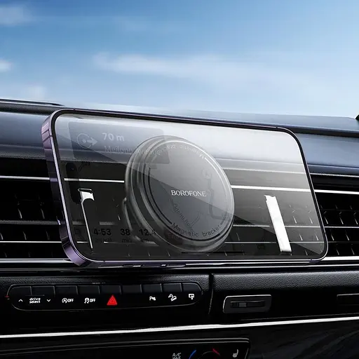 Автодержатель Borofone BH135 магнитный черный - фото 4