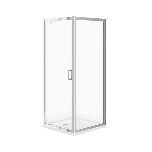 Душова кабіна Cersanit Arteco Pivot кутова 800x800x190 S157-009, прозорий, хром - фото 1