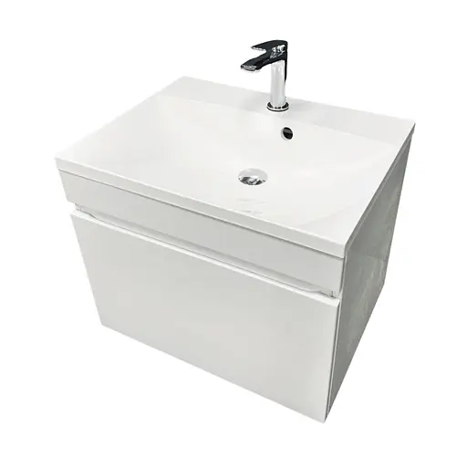 Раковина Adamant умывальник Emil искусственный камень прямоугольная - фото 5