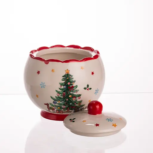 Новорічна цукорниця з кришкою New Year Yiwu CR-1-5 - фото 6