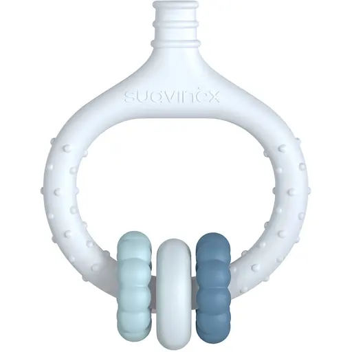 Прорезыватель Suavinex Stage для массажа десен голубой (403009)