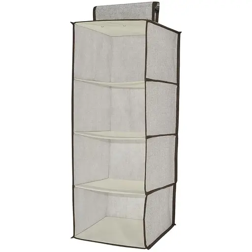 Органайзер підвісний Handy Home, 4 секції, 28x28x80 см, сірий (ESH34)