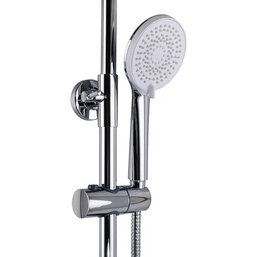 Душова система TOPAZ LOFT TLF 32702-H75-C настінна хромована з одноричажним змішувачем для ванної кімнати - фото 4